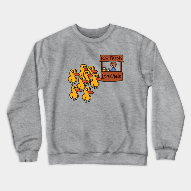 Duck Apocalypse Crewneck Sweatshirt by TonieTee